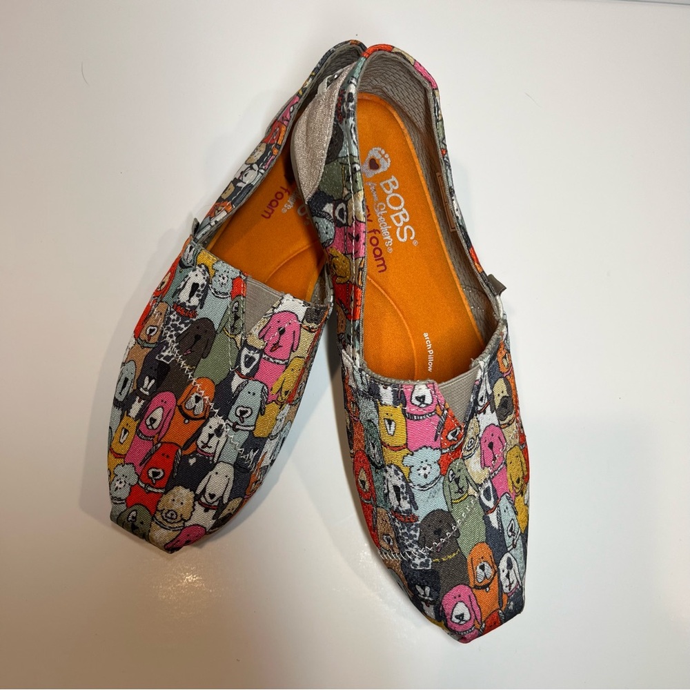 Bob’s from Skechers Women’s Dog Wag Party Slip-On Slippers Size 7.5